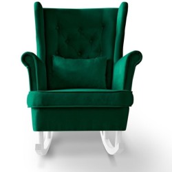 Fotel bujany FABIO zielony