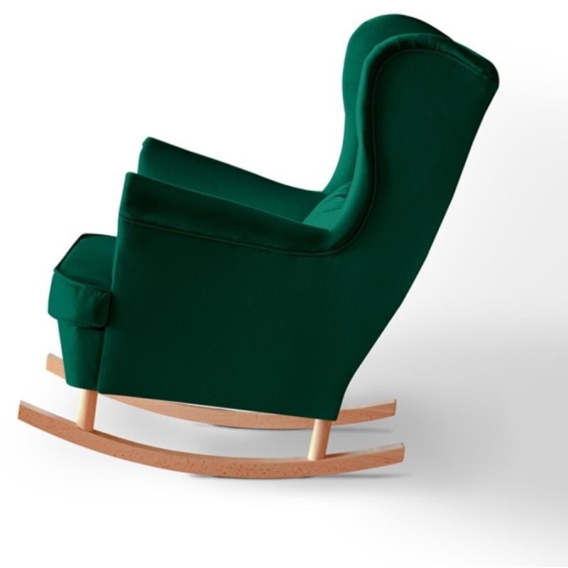 Fotel bujany FABIO zielony