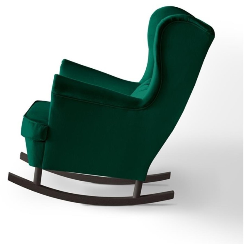 Fotel bujany FABIO zielony