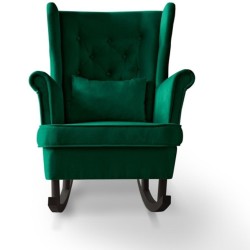 Fotel bujany FABIO zielony