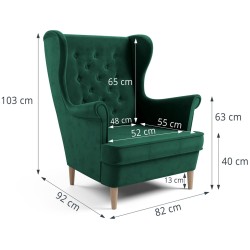 Fotel Uszak Falco III | BeautySofa24.pl