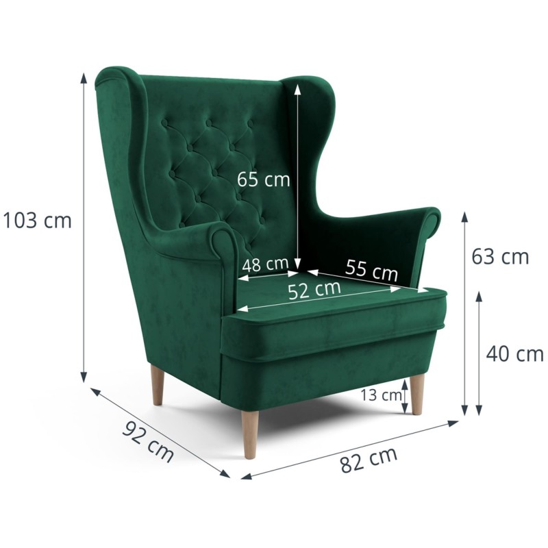 Fotel Uszak Falco III | BeautySofa24.pl