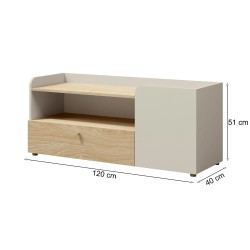 Szafka RTV młodzieżowa 12 YOGI | BeautySofa24.pl