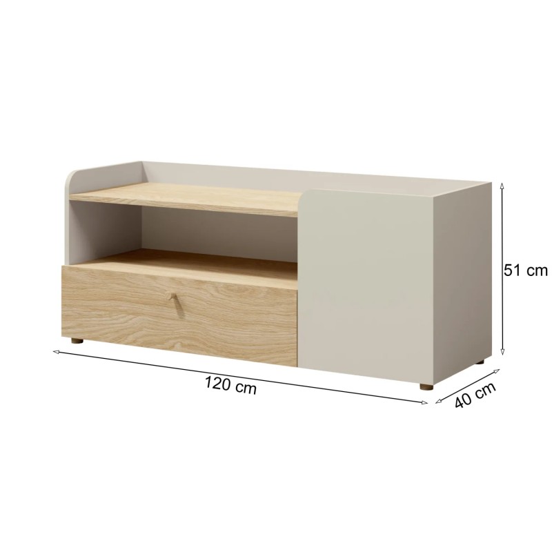 Szafka RTV młodzieżowa 12 YOGI | BeautySofa24.pl