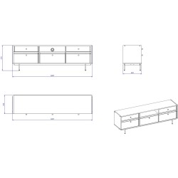 Nowoczesna Szafka RTV ARROCCO | BeautySofa24.pl