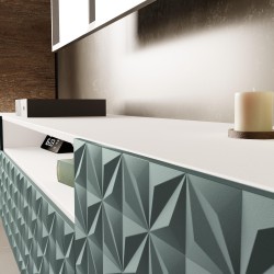 Szafka RTV z frezowanymi frontami CALI | BeautySofa24.pl