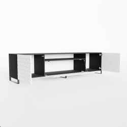 Szafka RTV z frezowanymi frontami CALI | BeautySofa24.pl