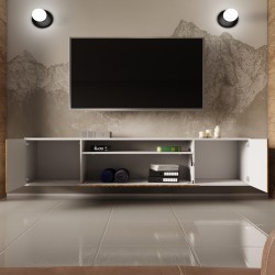 Szafka RTV z frezowanymi frontami MIO | BeautySofa24.pl