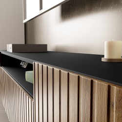 Szafka RTV z frezowanymi frontami MIO | BeautySofa24.pl