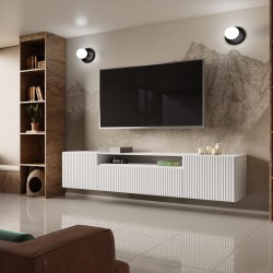 Szafka RTV z ozdobnym frezowaniem NOE | BeautySofa24.pl