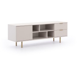 Szafka RTV  z frezowanym frontem NOVELLO | BeautySofa24.pl