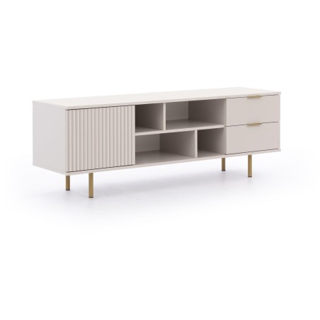 Szafka RTV  z frezowanym frontem NOVELLO | BeautySofa24.pl