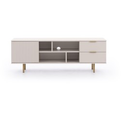 Szafka RTV  z frezowanym frontem NOVELLO | BeautySofa24.pl