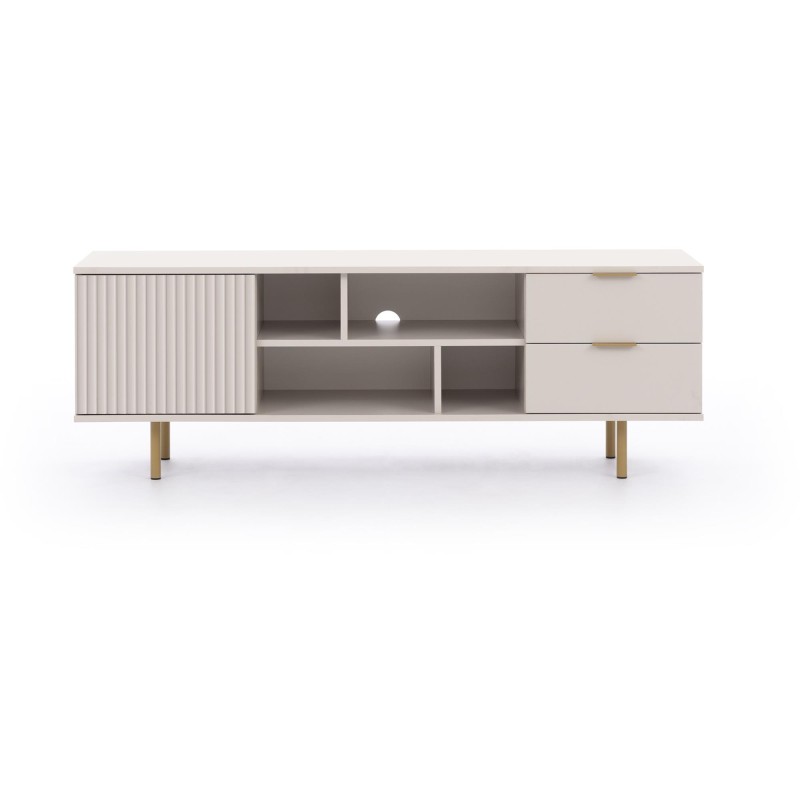 Szafka RTV  z frezowanym frontem NOVELLO | BeautySofa24.pl