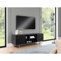 Szafka RTV  z frezowanym frontem NOVELLO | BeautySofa24.pl