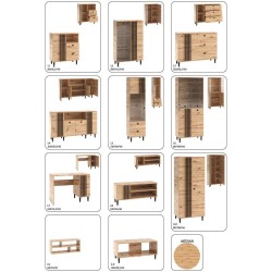 Szafka RTV na drewnianych nogach L8 | BeautySofa24.pl