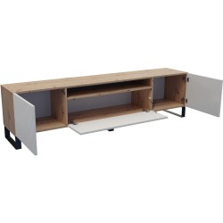 Szafka RTV na metalowych nóżkach RIO | BeautySofa24.pl