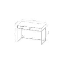 Biurko w stylu loftowym NEBRO | BeautySofa24.pl