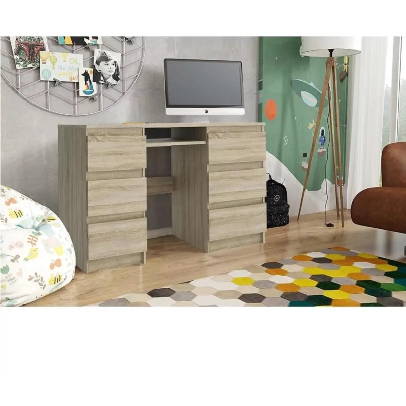 Biurko drewniane z szufladami LEON III | BeautySofa24.pl