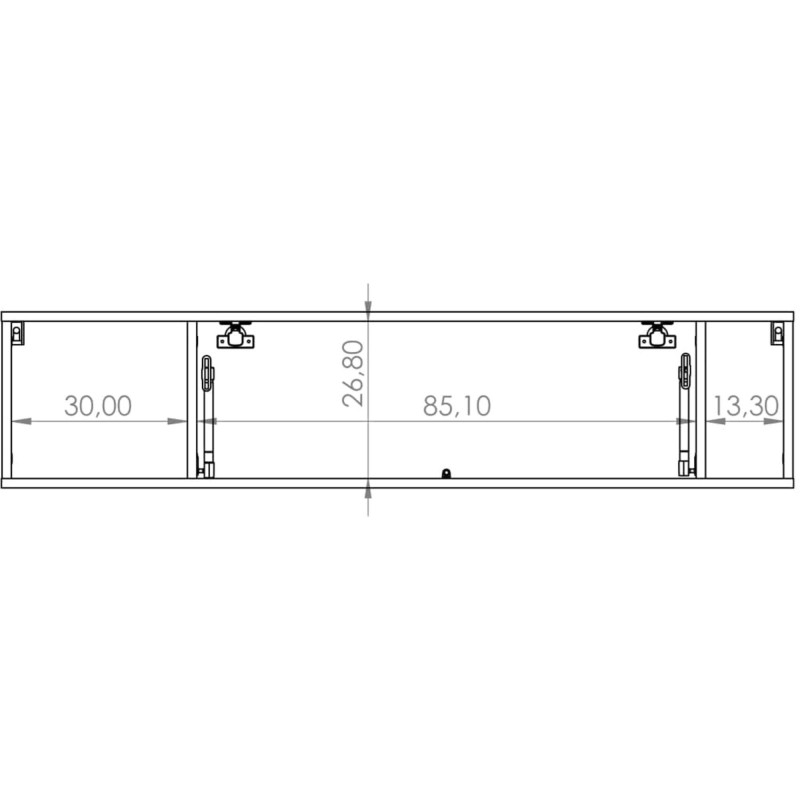 Nowoczesna półka ścienna QUERTY | Beautysofa24.pl