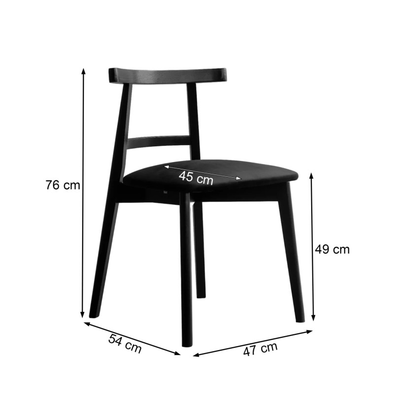 Nowoczesne Krzesło drewniane IDYLIA | Beautysofa24.pl