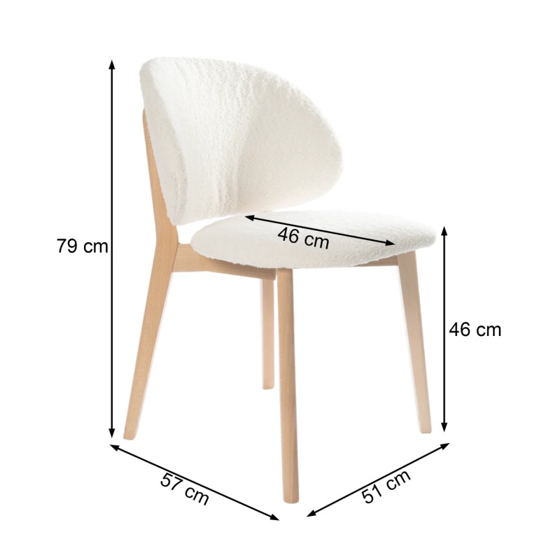 Nowoczesne krzesło tapicerowanie ELEN | Beautysofa24.pl