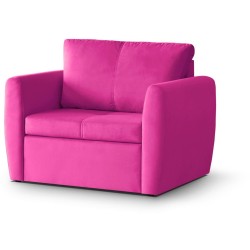 Fotel z funkcją spania Kamel - różowy