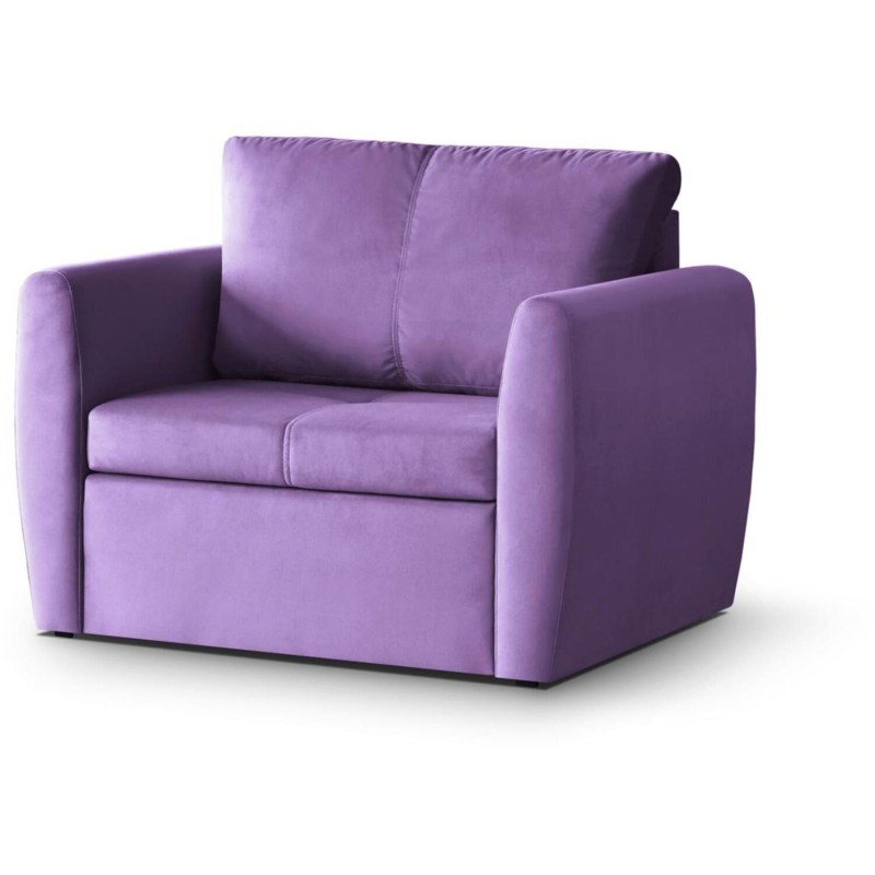 Fotel z funkcją spania Kamel - fioletowy