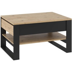 Drewniany Stolik kawowy prostokątny QUANT | BeautySofa24.pl