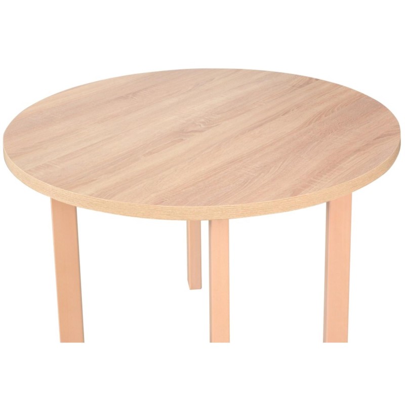 Drewniany stół okrągły POLI | Beautysofa24.pl