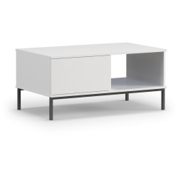 Drewniany Stolik kawowy z szufladą QUERTY | BeautySofa24.pl