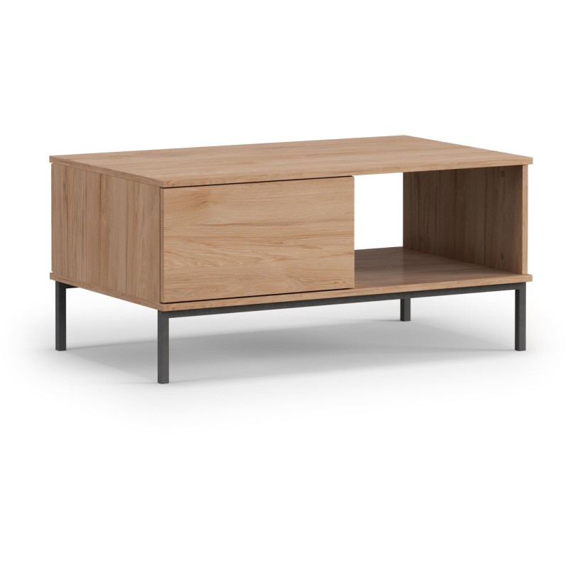 Drewniany Stolik kawowy z szufladą QUERTY | BeautySofa24.pl