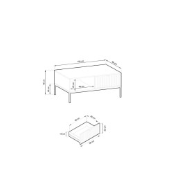 Stolik kawowy prostokątny NOVIA | BeautySofa24.pl