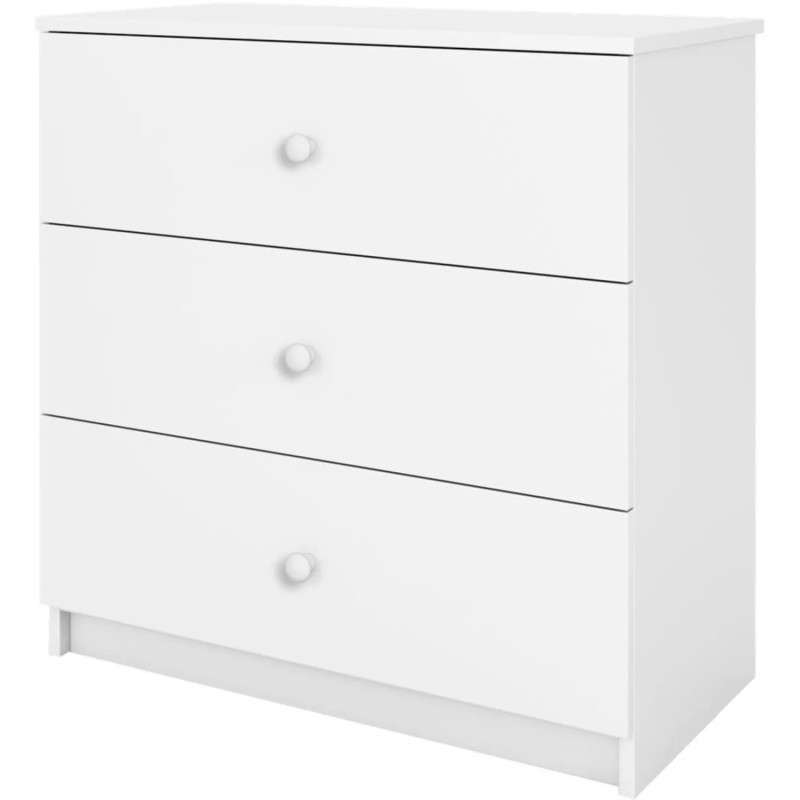 komoda do pokoju młodzieżowego Paul na białym tle