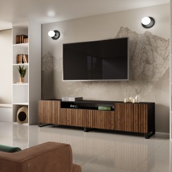 Szafka RTV z frezowanymi frontami MIO | BeautySofa24.pl