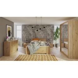 Szafa przesuwna z lustrem BONO | BeautySofa24.pl