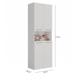 Szafa łazienkowa z koszami NOLAN 2K DK | Beautysofa24.pl