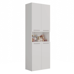 Szafa łazienkowa z koszem NOLAN 1K DK | Beautysofa24.pl