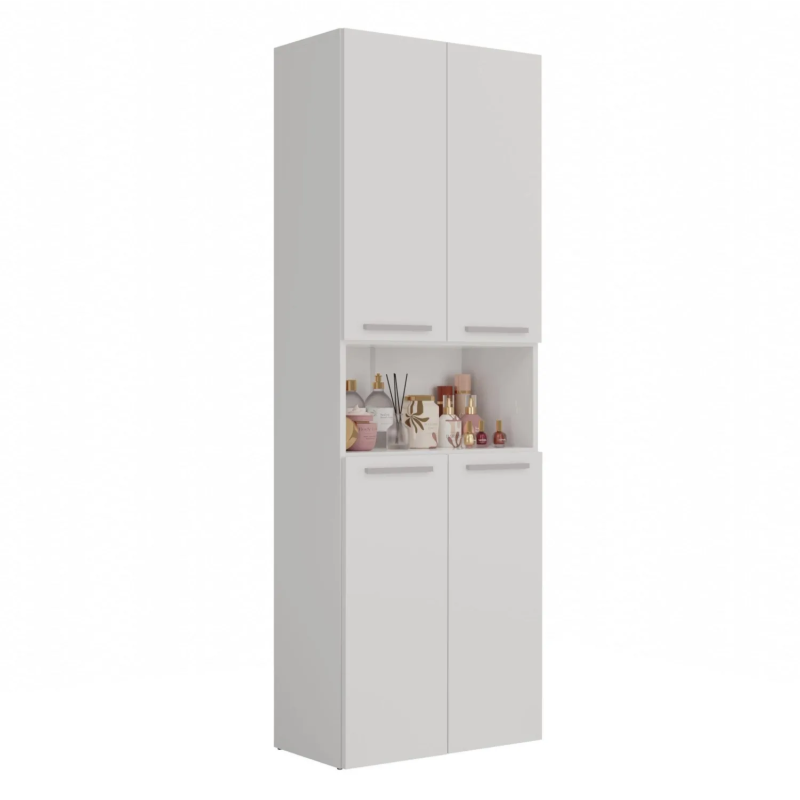 Szafa łazienkowa z koszem NOLAN 1K DK | Beautysofa24.pl