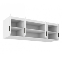 Szafa do pokoju z nadstawką ELENA 4D Biała