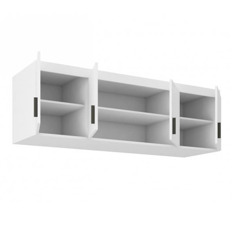 Szafa do pokoju z nadstawką ELENA 4D Biała