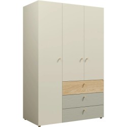 Szafa trzydrzwiowa z szufladami YOGI 01 | BeautySofa24.pl