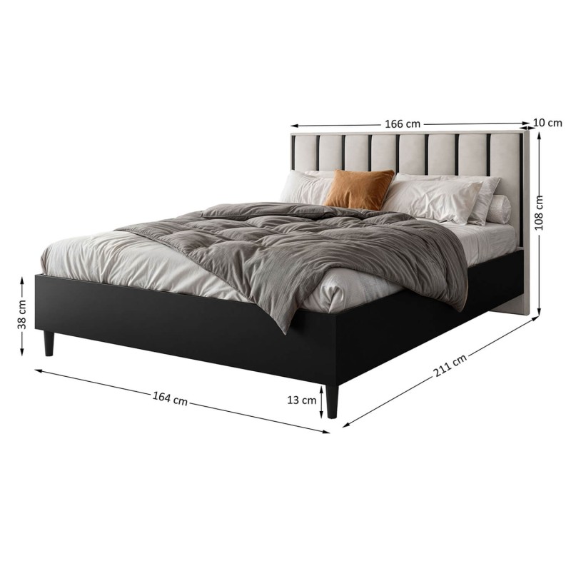 Łóżko sypialniane 160x200 STELLE | BeautySofa24.pl