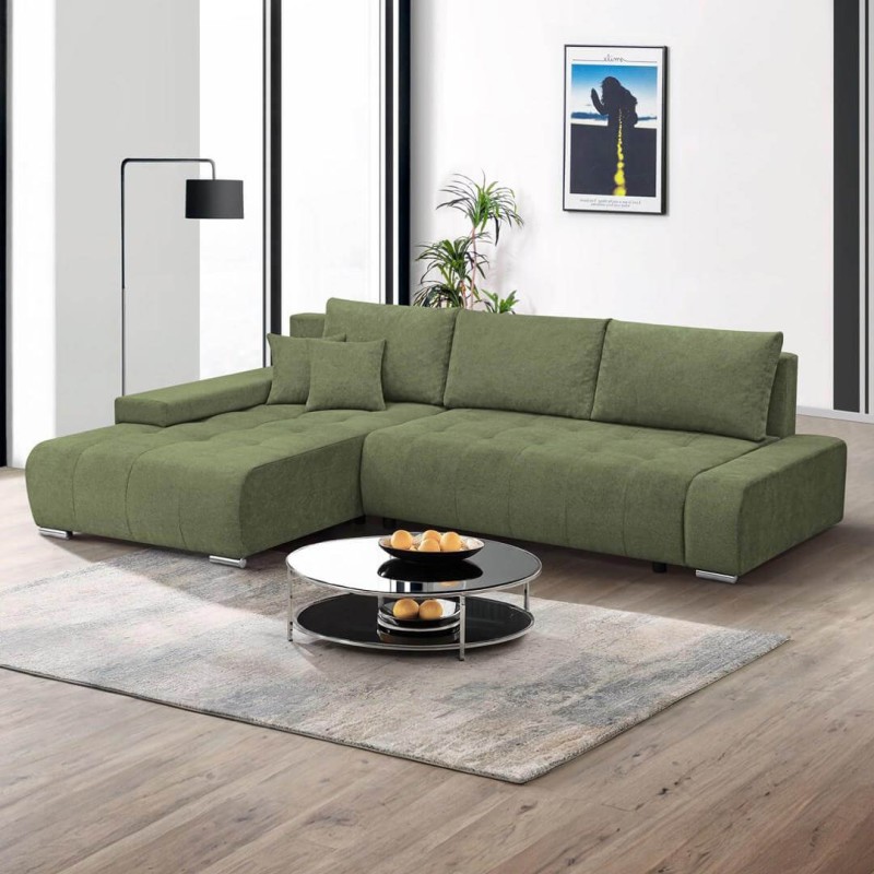 Narożnik z funkcją spania DRACO L  VELO 629  lewy