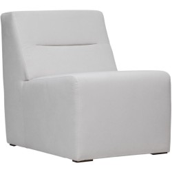 fotel do salonu Zonda na białym tle, obrócony