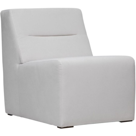 fotel do salonu Zonda na białym tle, obrócony