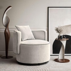 Fotel obrotowy DOLCE z poduszką | BeautySofa24.pl