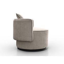 Fotel obrotowy DOLCE z poduszką | BeautySofa24.pl