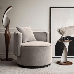 Fotel obrotowy DOLCE z poduszką | BeautySofa24.pl