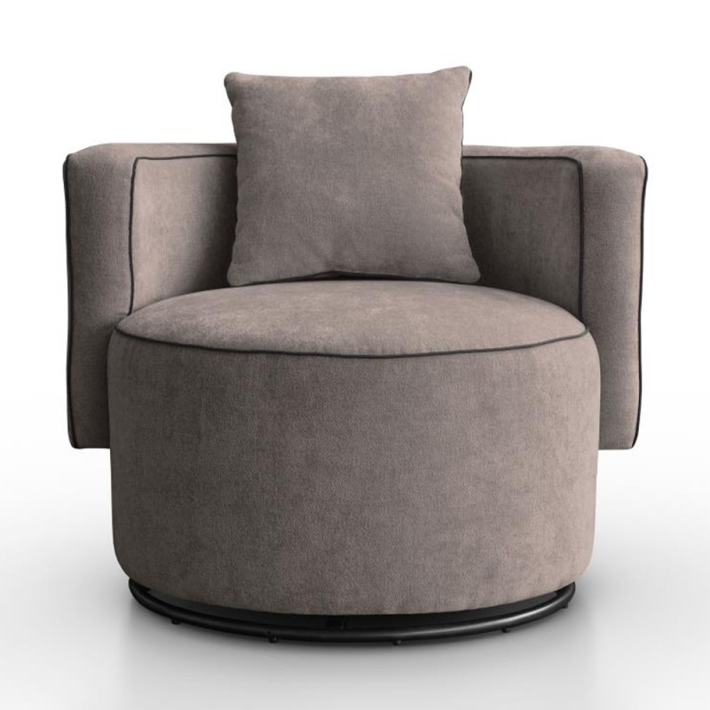 Fotel obrotowy DOLCE z poduszką | BeautySofa24.pl